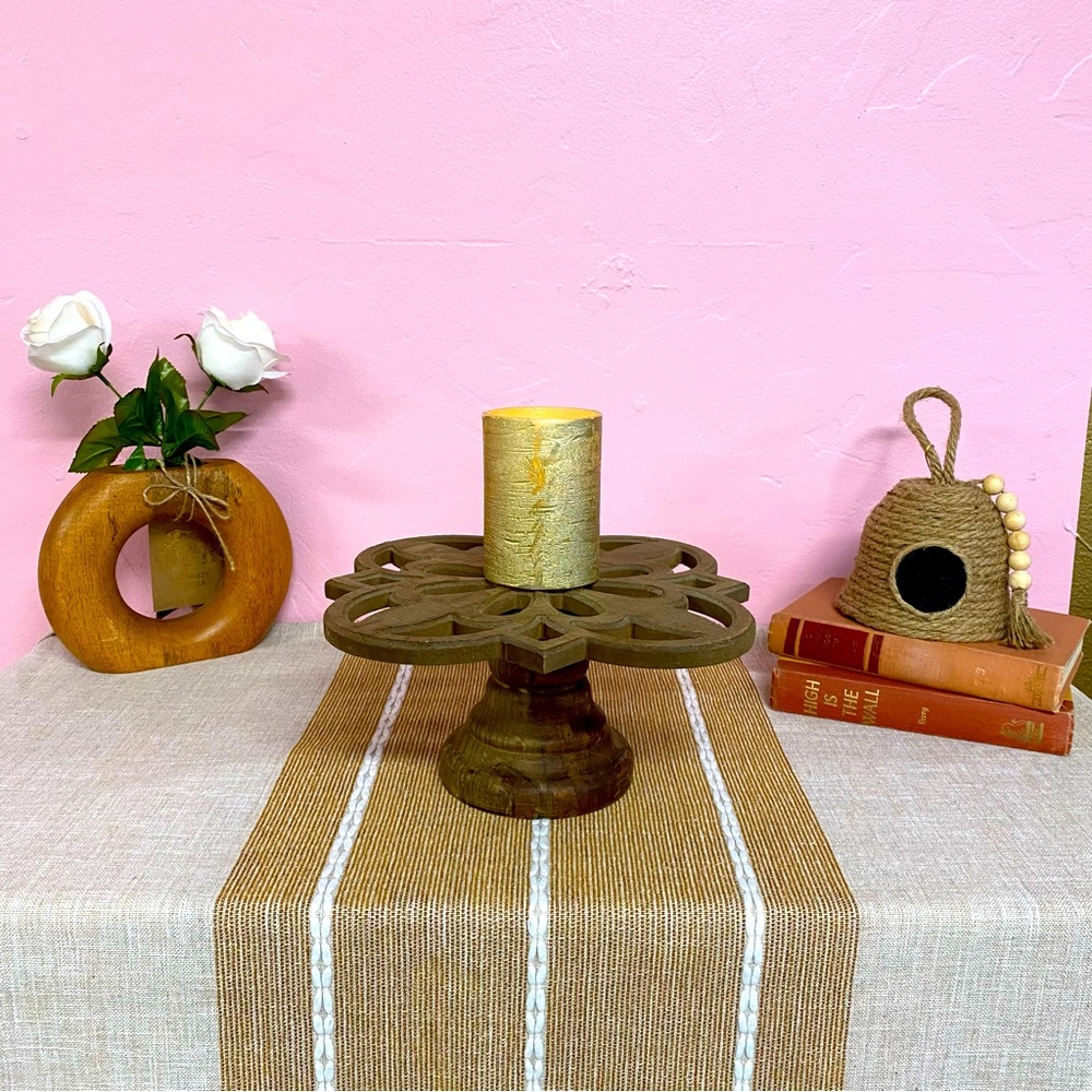 Wood Candle or Plant Stand
